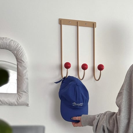 wall-03102　Color Drop Wall Hooks 3Piece