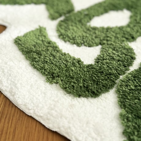 rug-03064　YOU LOOK GOOD Lettering Rug