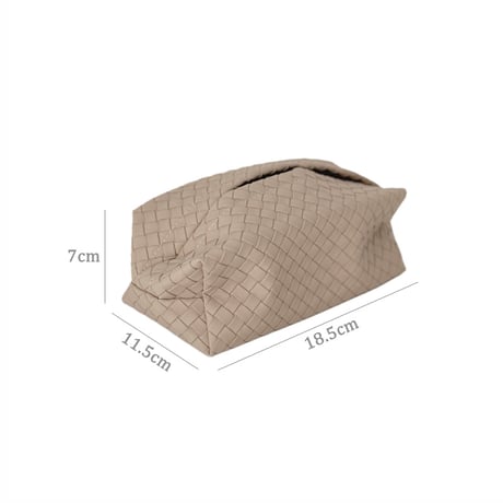 tissuebox-03035　Intrecciato Tissue Case