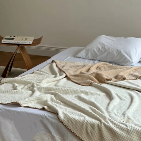 blanket-03048　Color Waffle Reversible Blanket 200×150