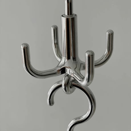 wall-03079　360° Rotating Silver Octopus Hanger Hook Two-pieces