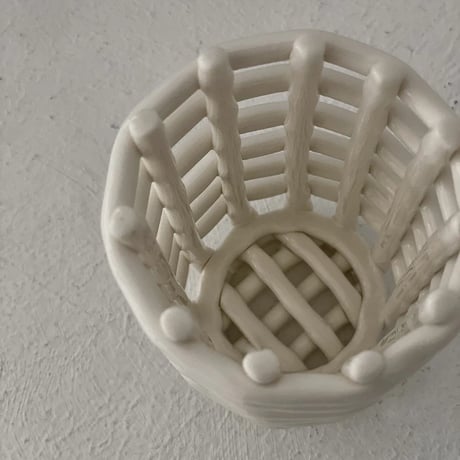oralcare-03004　Ceramic Basket Stand