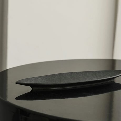 plate-03111　Leaf Black Multi Plate