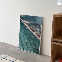poster-03137　Bondi Icebergs -styleA Silver Frame 70×50
