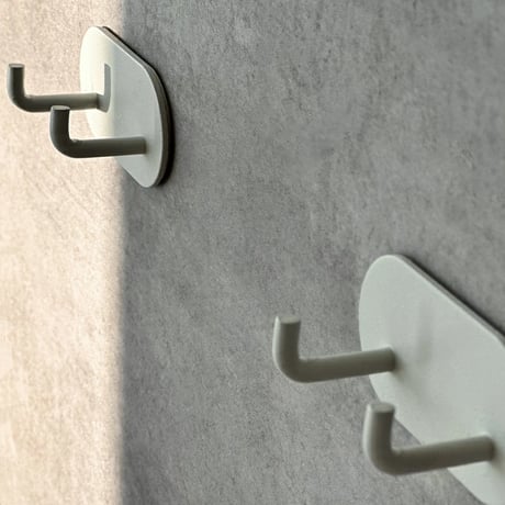 wallhook-03008　Iron J Hooks Wall Hooks/Set of 2