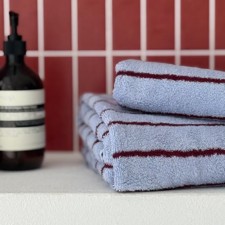 towel-03033　Coloring Stripe Face Towel Bath Towel