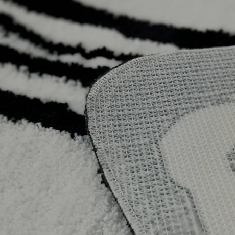rug-03063　Geometric Monotone Rug 80×110