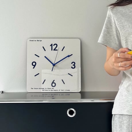 clock-03103　Square Wall Clock
