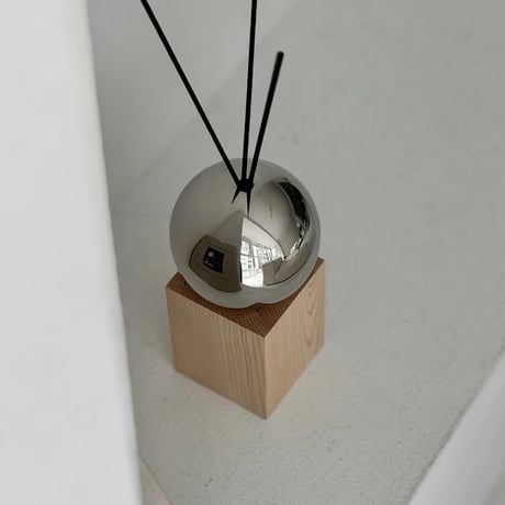 diffuser-03001　Stainless Steel Ball Diffuser Base with Replacement Reed Sticks