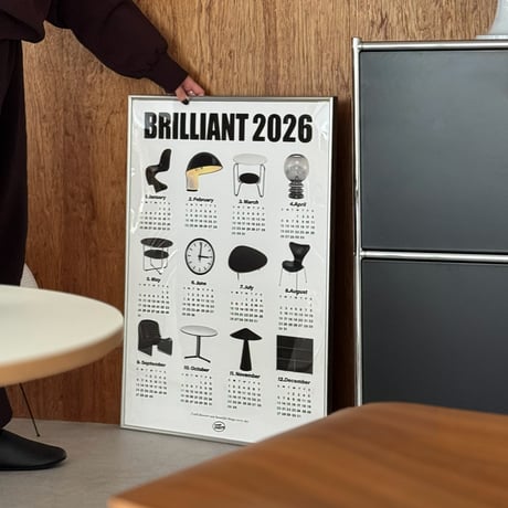 poster-03147　BRILLIANT 2026 Calendar 70×50