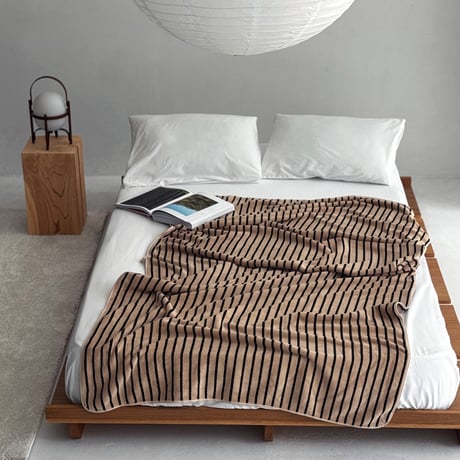blanket-03055　Striped Blanket 200×105