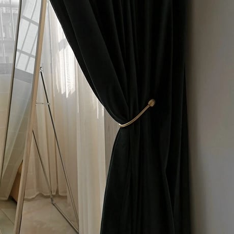curtain-03011　Ball Holdback Curtain Holder/Set of 2
