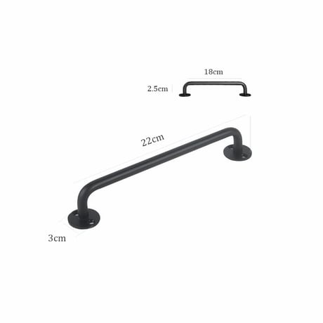 wall-03096　Round Base Short Towel Hanger