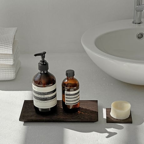 plate-03087　Ditch Wood Plate Tray Set