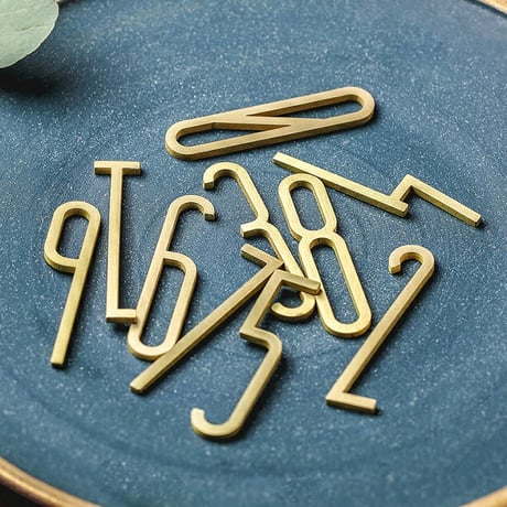 sign-03001　70mm Uppercase Brass Letters