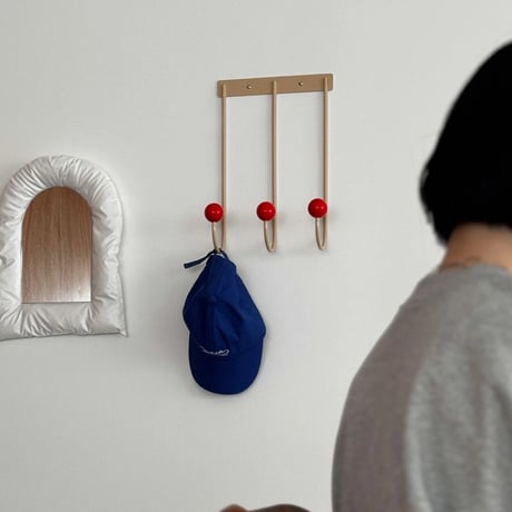 wall-03102　Color Drop Wall Hooks 3Piece