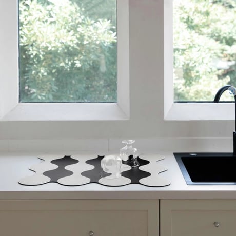 mat-03081　Monotone Design Diatomaceous Earth Absorbent Mat 30×40/50×60