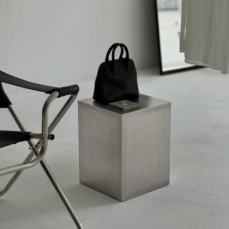 table-03166　Stainless Steel Square Side Table Stool