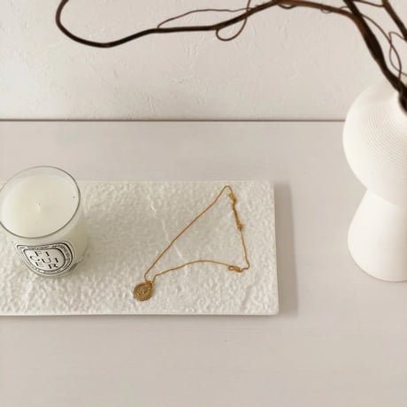 plate-03037　Ondulations White Plate