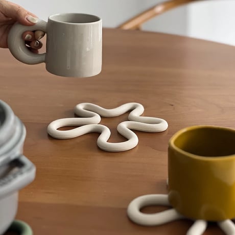 potstand-03040　Nuance Silicone Trivet Coaster/Set of 2