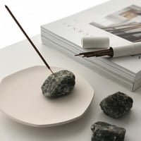 incenseholder-03042　Natural Stone Incense Holder