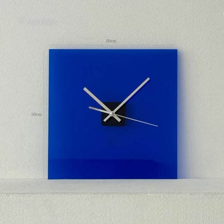 clock-03095　Color Acrylic Square Table Clock
