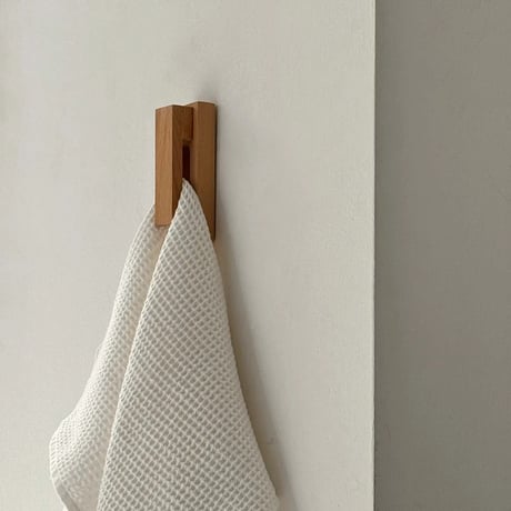 wall-03041　Natural Wood Wall Towel Hook Towel Hanger Sold Individually