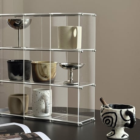 rack-03121　3-tier cup shelf H40cm