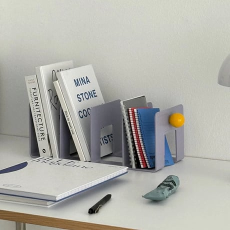 magazinerack-03031　Ball Handle Acrylic Book Stand