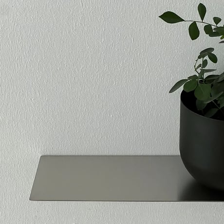 shelf-03033　Silver Wall Rack Long 100cm