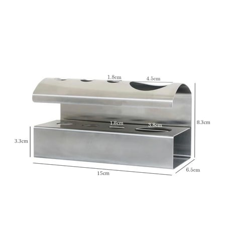 oralcare-03007　Stainless Steel Toothbrush Stand Holder