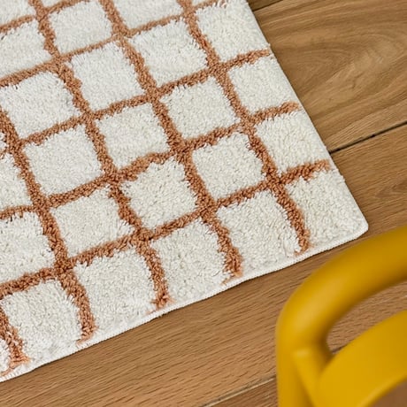 mat-03076　Orange Graph Check Mat