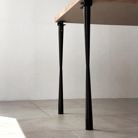 table-03070　Constriction 4iece Set Clamp Iron Legs Table Legs