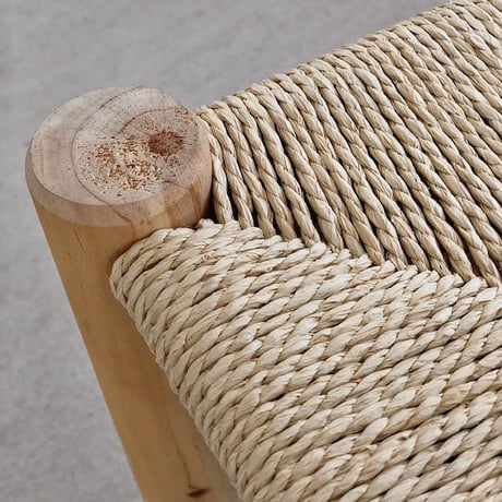 chair-03005　Paper Code Stool Chair Made Of Solid Wood