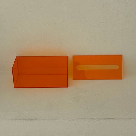 tissuebox-03084　Color Acrylic Inset Tissue Case