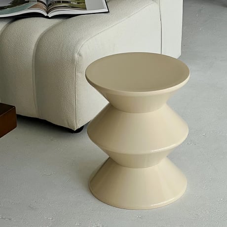 table-03099　Zigzag Stool Side Table