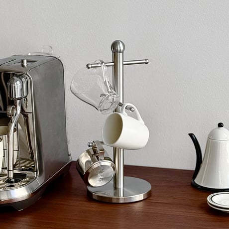 rack-03122　Stainless Mug Stand H36cm