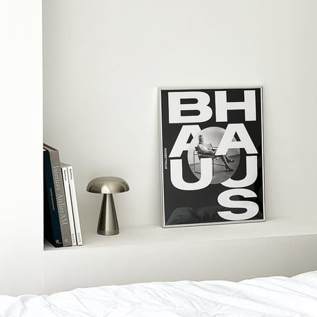 poster-03074　BAUHAUS Silver Frame Art Poster 50×40