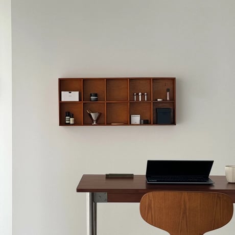 wallrack-03052　Natural Wood Wall Shelf 82×33