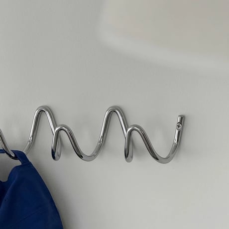wall-03101　Loop Silver 3-Hook Iron