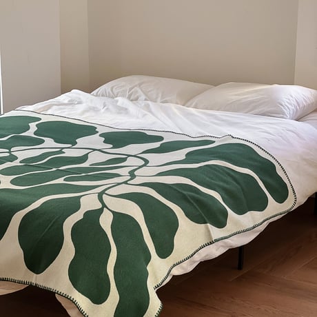 bedthrow-03001　Seaweed Reversible Blanket