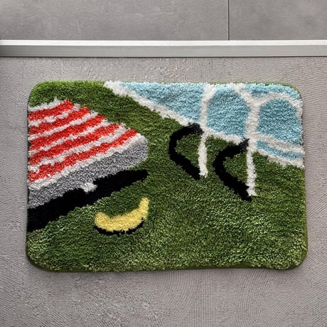 rug-03107　Poolside rug 40×60cm