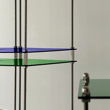 rack-03092　Color Acrylic Square Type Module Shelf