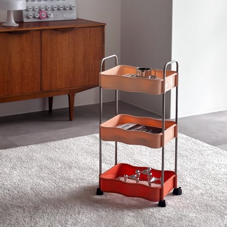 wagon-03037　Wave Design 3-Tier Wagon