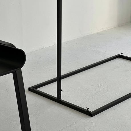 rack-03035　Black White Iron Hanger Rack H200×W100 Assembly Type
