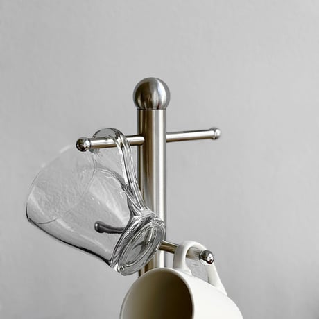 rack-03122　Stainless Mug Stand H36cm