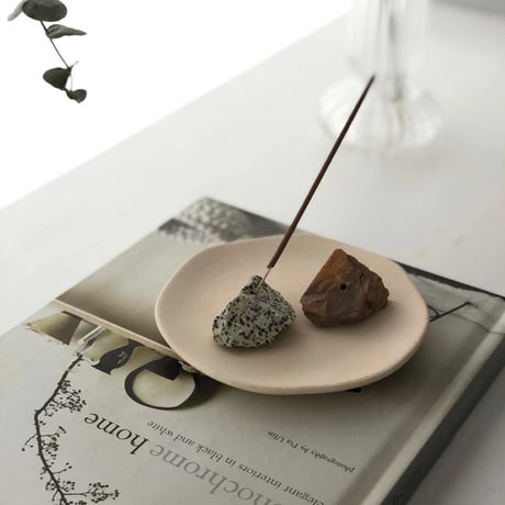 incenseholder-03042　Natural Stone Incense Holder