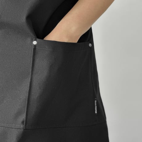 apron-03033　Waterproof Adjustable Buckle Work Apron Black