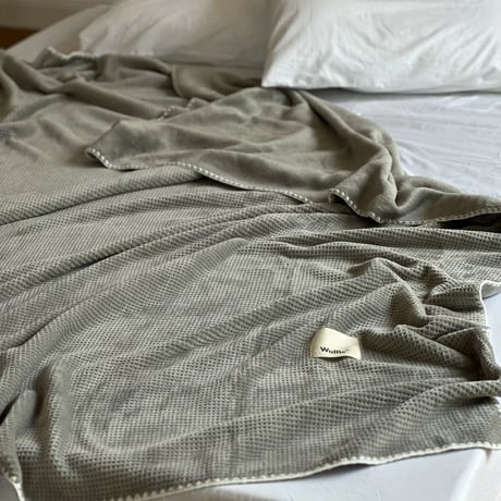blanket-03048　Color Waffle Reversible Blanket 200×150