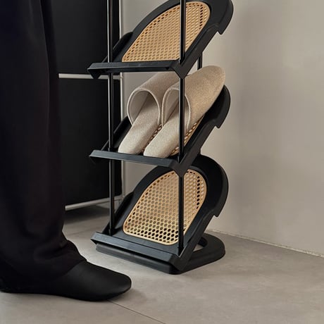 rack-03117　Rattan Shoes  Rack